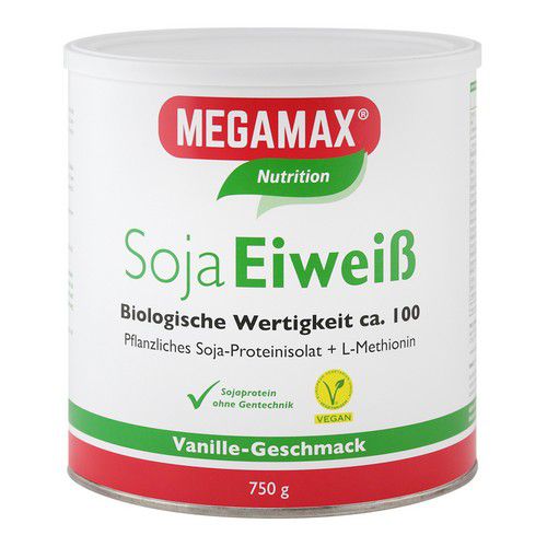 MEGAMAX Soja Eiweiß Vanille Pulver