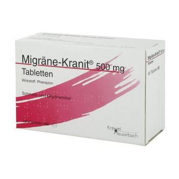 Migrane Kranit 500 Mg Tabletten 100 St Schmerzen Alle Kategorien Bio Apo Com Bio Apo Com Homoopathie Naturheilmittel Medikamente Und Mehr