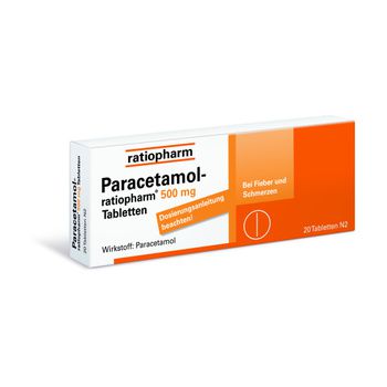 PARACETAMOL ratiopharm 500 mg Tabletten